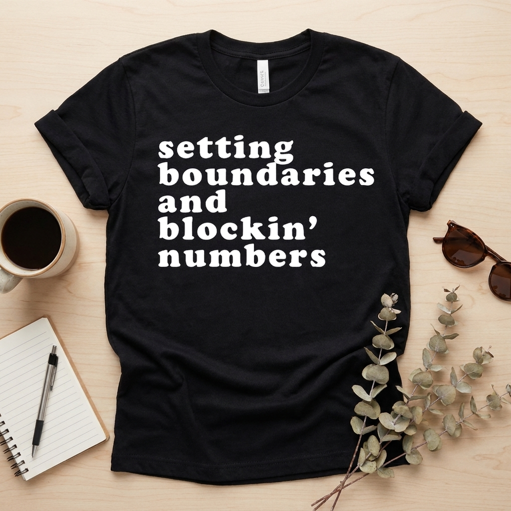 "Setting Boundaries" Tee