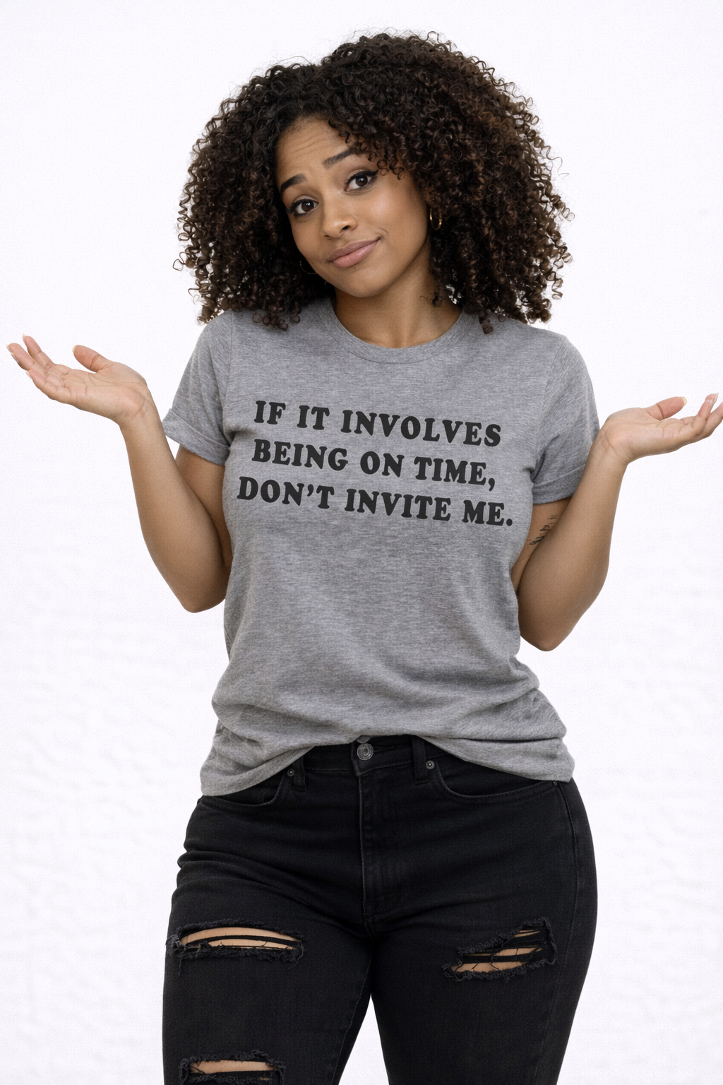 "Don't Invite Me" Tee